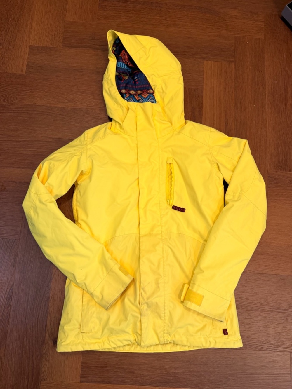 Burton DryRide Yellow Snowboard Ski Jacket Women’s Small Waterproof Winter